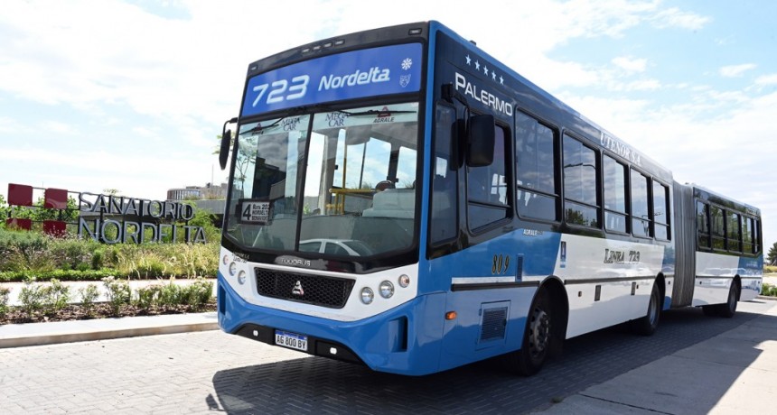 CON EL OBJETIVO DE MEJORAR LA CONECTIVIDAD DE LA COMUNIDAD, LA LÍNEA 723 PRESENTÓ NUEVAS UNIDADES DE COLECTIVOS