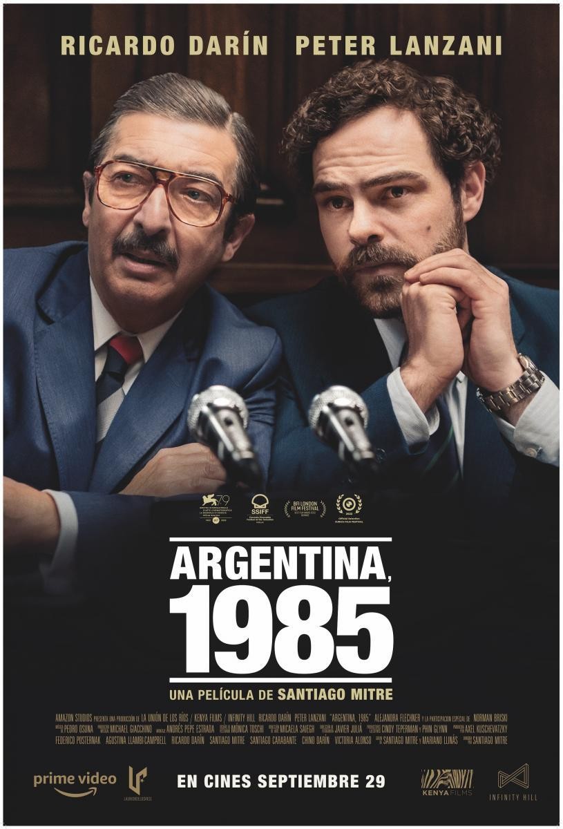 ARGENTINA, 1985 FUE NOMINADA AL OSCAR COMO MEJOR PELÍCULA EXTRANJERA