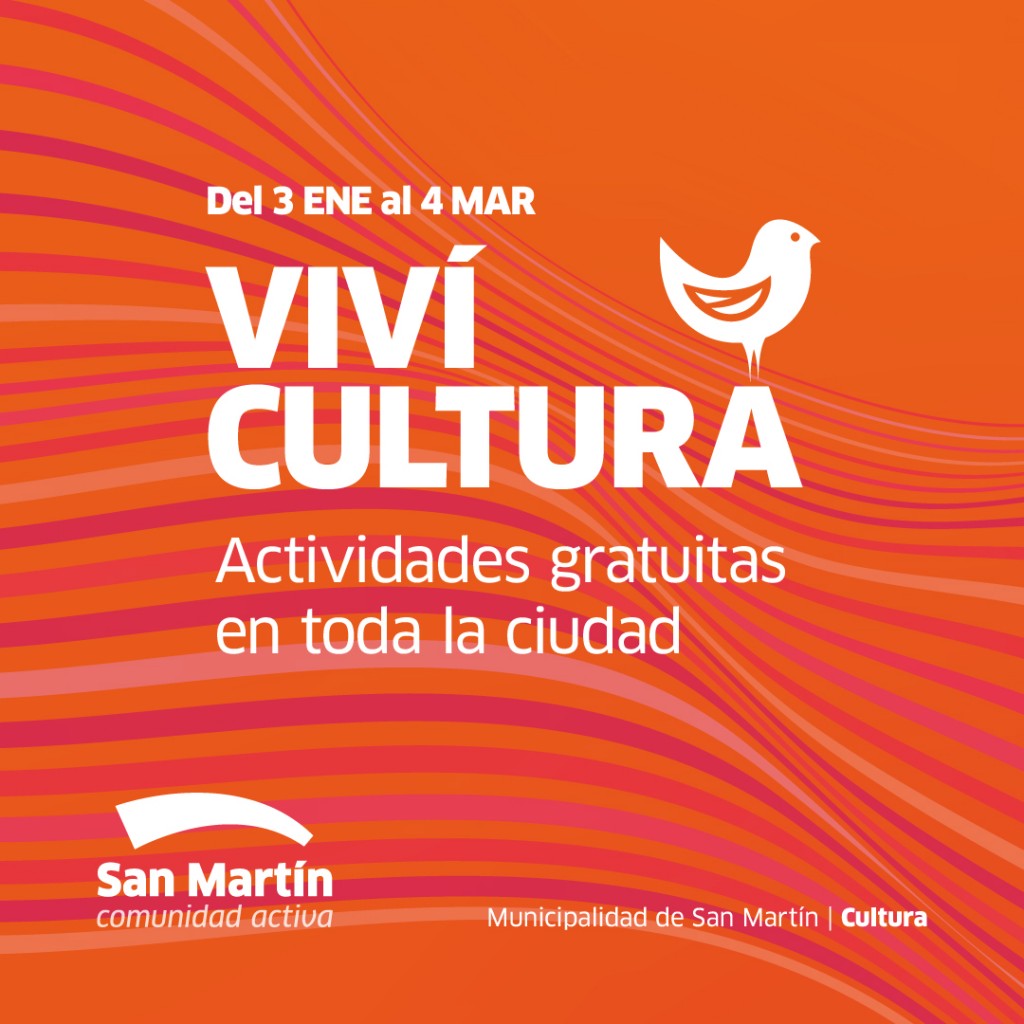 ESTE VERANO, SAN MARTÍN OFRECE MÁS DE 1.200 PROPUESTAS CULTURALES GRATUITAS