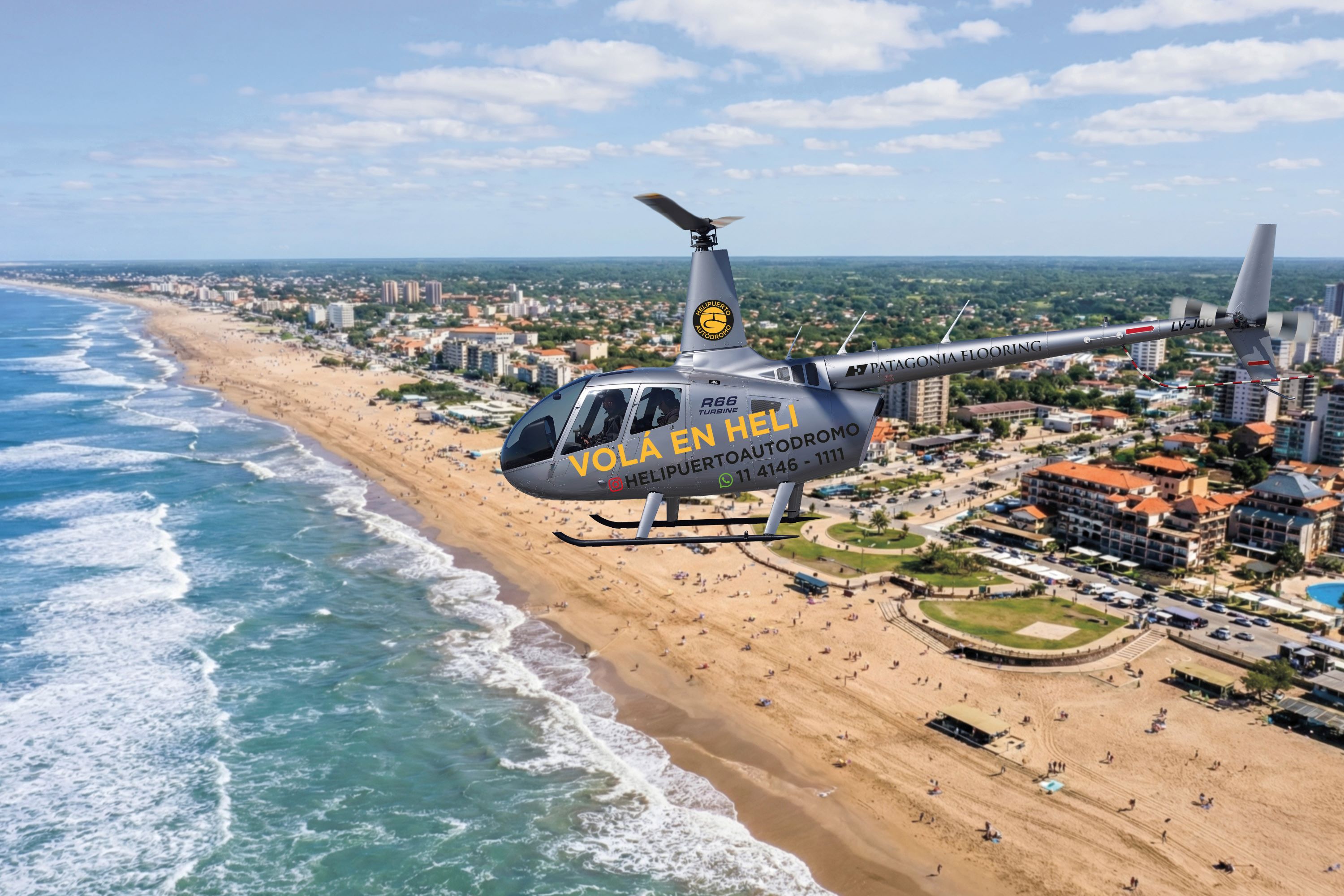 VUELOS EN HELICOPTERO PARA DISFRUTAR DE LAS MEJORES VISTAS DE PINAMAR Y CARILO