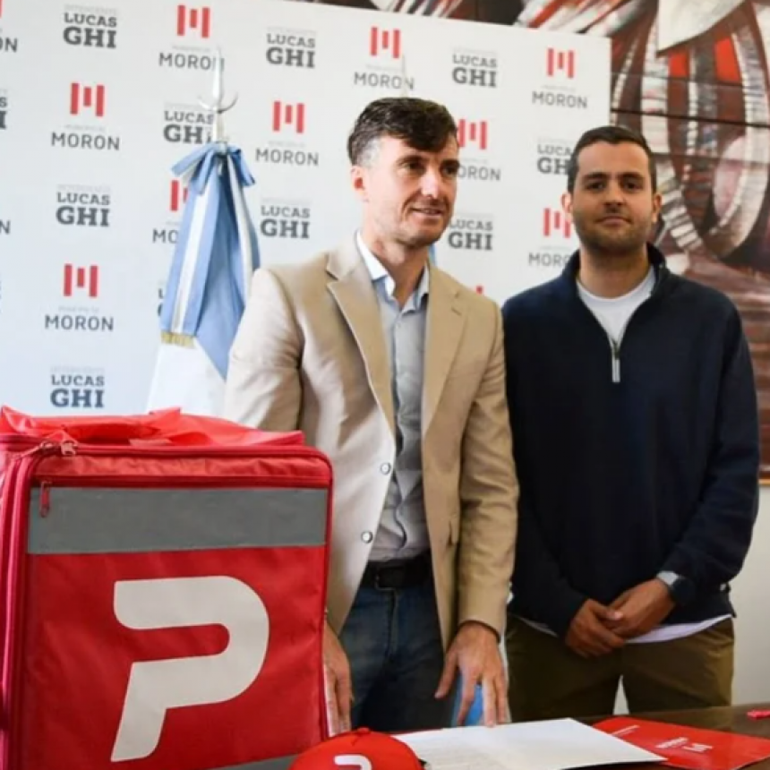 MORÓN INAUGURÓ UNA ESTACIÓN DE DESCANSO PARA REPARTIDORES Y REPARTIDORAS DE PLATAFORMAS