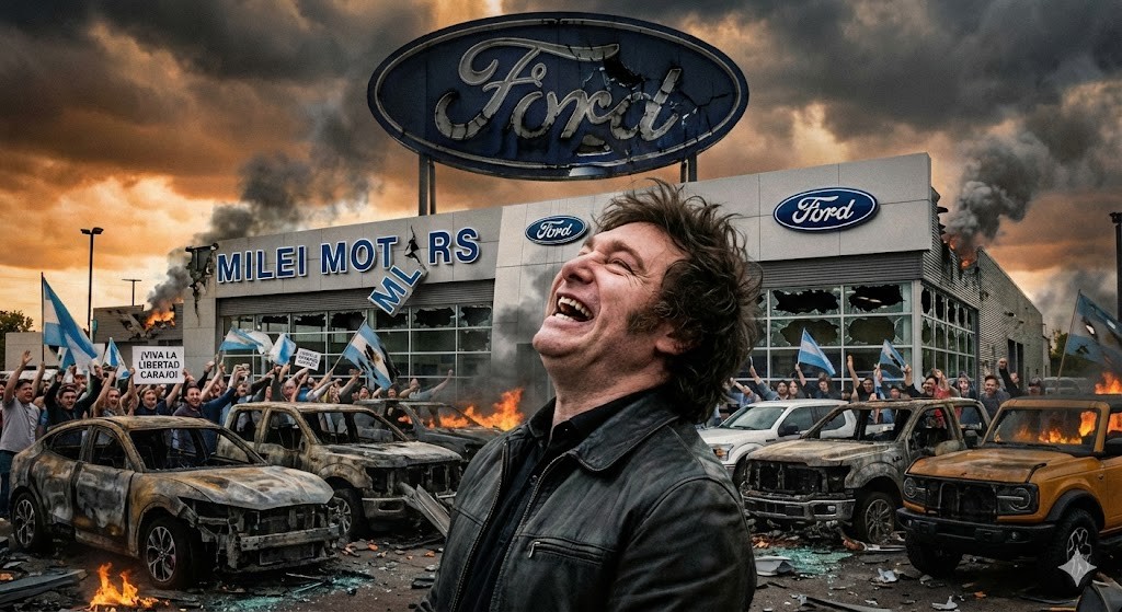 EL GOBIERNO DE MILEI SIGUE HUNDIENDO LAS INDUSTRIAS, AHORA LE TOCA FORD