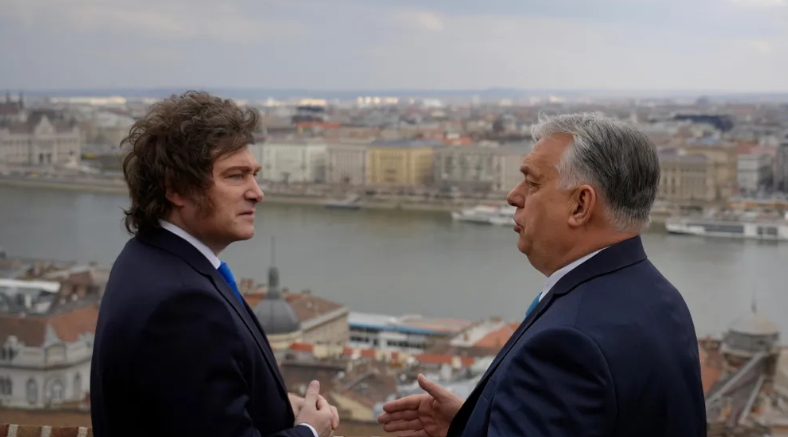 MILEI INTERCAMBI&Oacute; ELOGIOS CON ORB&Aacute;N, DIJO QUE CUBA 