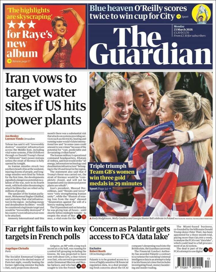 TAPAS DE DIARIOS DEL MUNDO