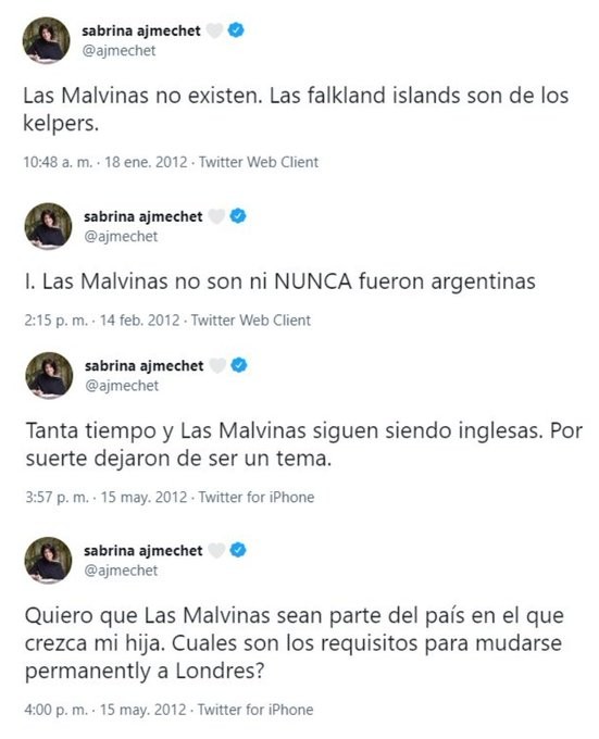 EL PENSAMIENTO VIVO DE LA DIPUTADA NACIONAL SABRINA AJMECHET SOBRE LAS ISLAS MALVINAS