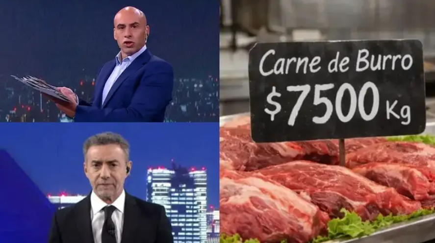 EL PERIODISTA TREBUCQ DEFENDI&Oacute; EL CONSUMO DE CARNE DE BURRO