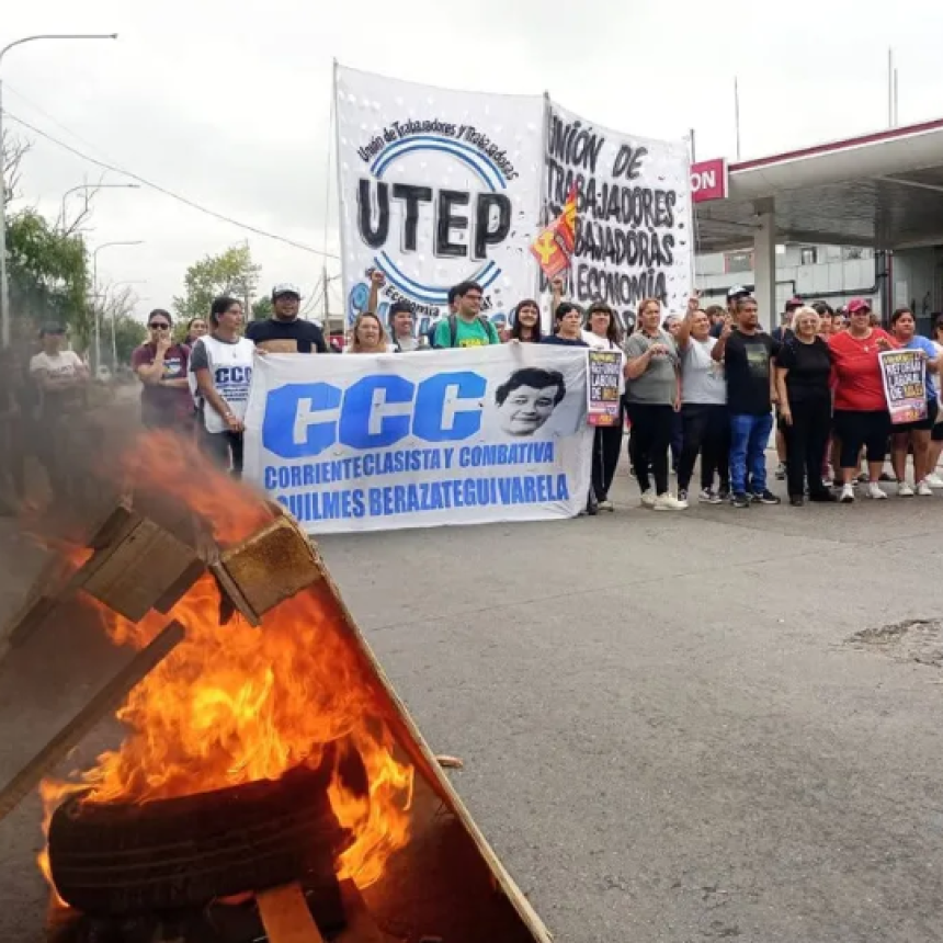 CORTES, MOVILIZACIONES Y TENSI&Oacute;N EN MEDIO DEL RECLAMO POR EL FIN DEL PROGRAMA VOLVER AL TRABAJO