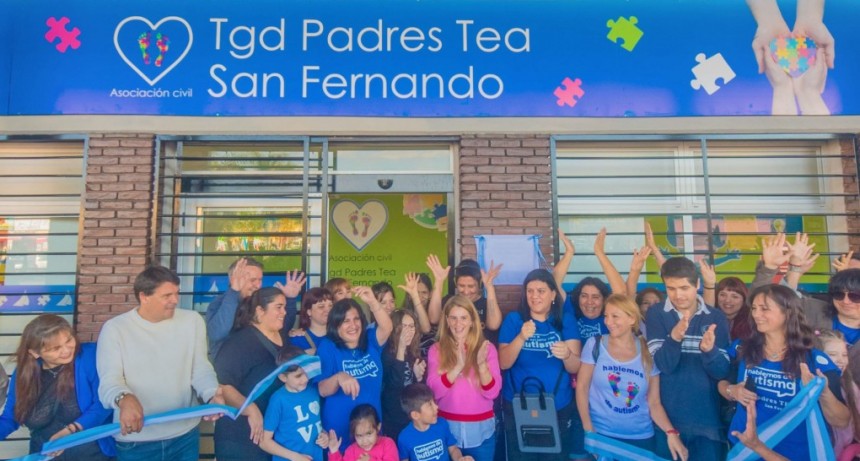 SAN FERNANDO INAUGURÓ UNA “CASA TEA” PARA ACTIVIDADES CON FAMILIAS Y PERSONAS CON AUTISMO