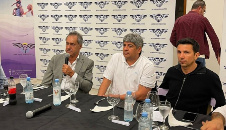 PABLO MOYANO SE MOSTRÓ CON SCIOLI, EN UN GUIÑO A SU PRECANDIDATURA PRESIDENCIAL PARA LAS PASO DEL FDT