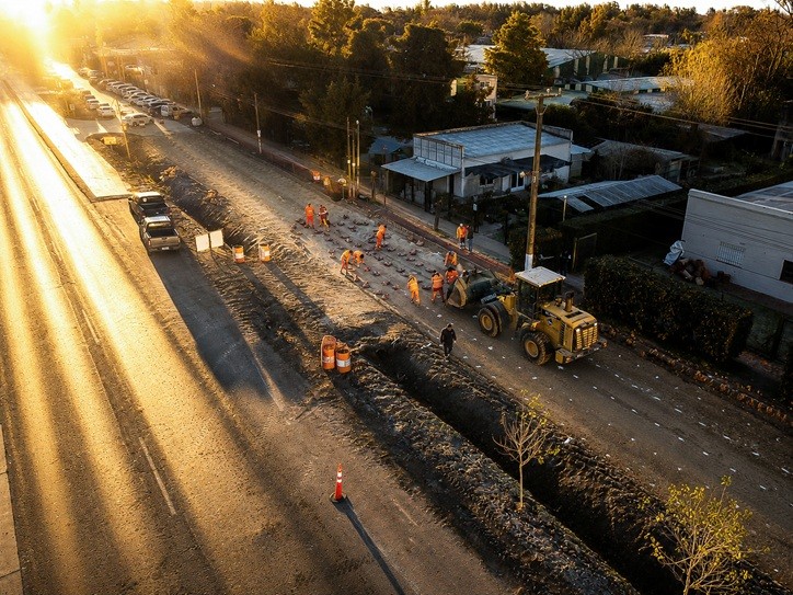 EN CA&Ntilde;UELAS, KATOPODIS RECORRI&Oacute; LAS OBRAS DE LA RUTA 205