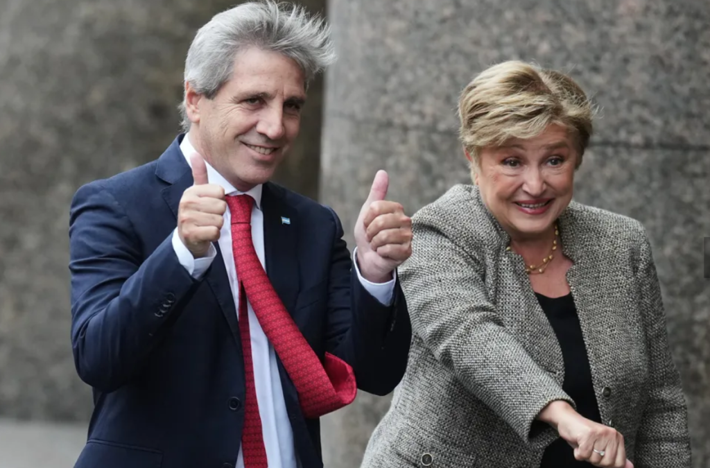 GEORGIEVA AL RESCATE DE LA CRISIS DE MILEI Y CAPUTO: DESTAC&Oacute; LA SOLIDEZ DEL PROGRAMA ECON&Oacute;MICO DEL GOBIERNO