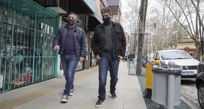 JORGE MACRI RECORRIÓ EL CENTRO COMERCIAL UGARTE