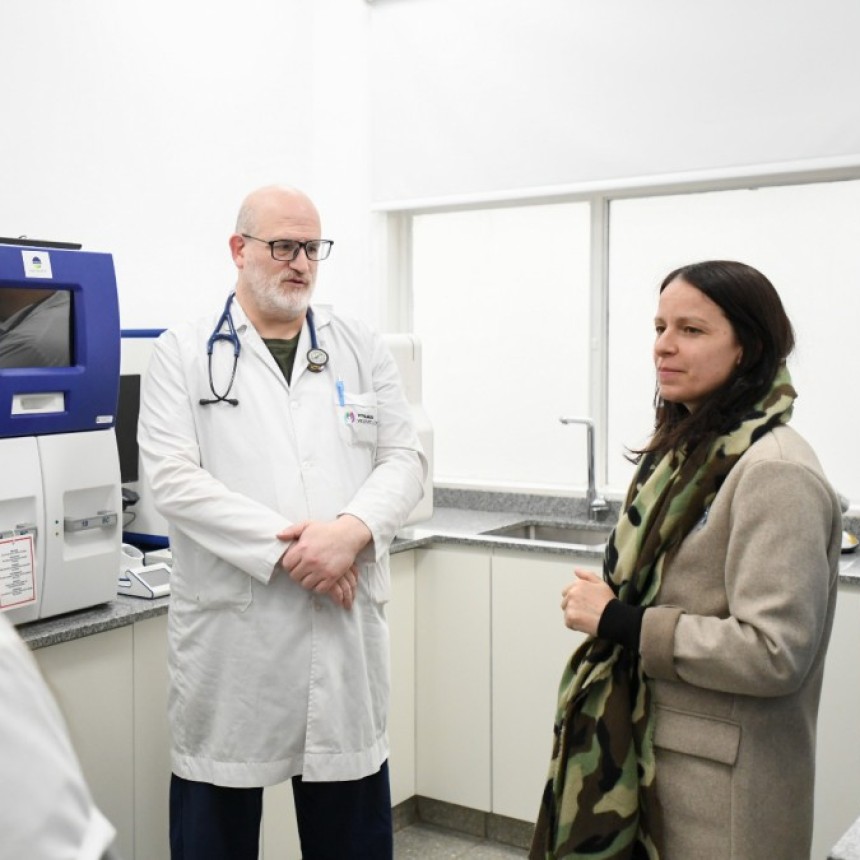  VICENTE L&Oacute;PEZ AMPL&Iacute;A EL HOSPITAL HOUSSAY CON NUEVOS CONSULTORIOS DE CARDIOLOG&Iacute;A Y UN LABORATORIO DE BACTERIOLOG&Iacute;A