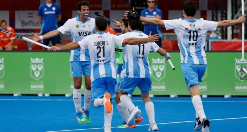 LOS LEONES VENCIERON A PA&Iacute;SES BAJOS Y SUBIERON AL PODIO DEL MUNDIAL DE HOCKEY