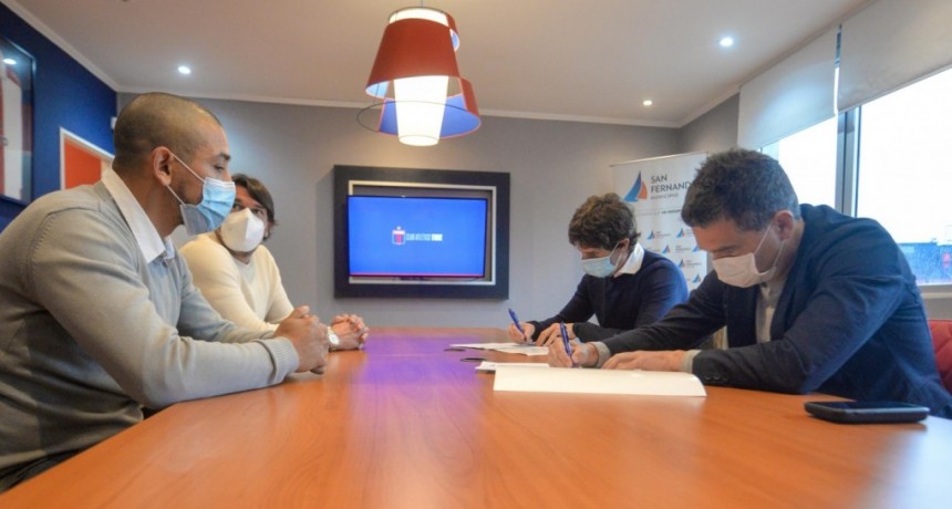 SAN FERNANDO FIRMÓ UN CONVENIO DE COLABORACIÓN RECÍPROCA CON EL CLUB ATLÉTICO TIGRE