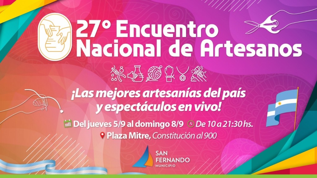 NUEVO ENCUENTRO NACIONAL DE ARTESANOS EN SAN FERNANDO