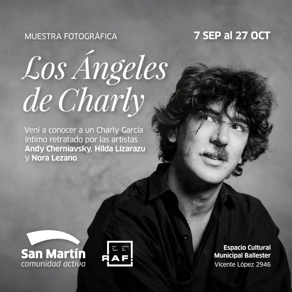  LLEGA A SAN MARTÍN UNA GRAN MUESTRA SOBRE CHARLY GARCÍA