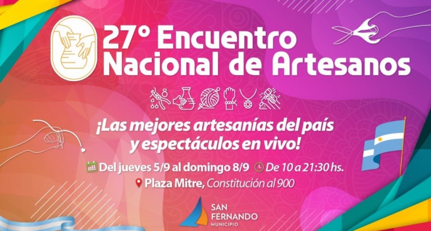 NUEVO ENCUENTRO NACIONAL DE ARTESANOS EN SAN FERNANDO