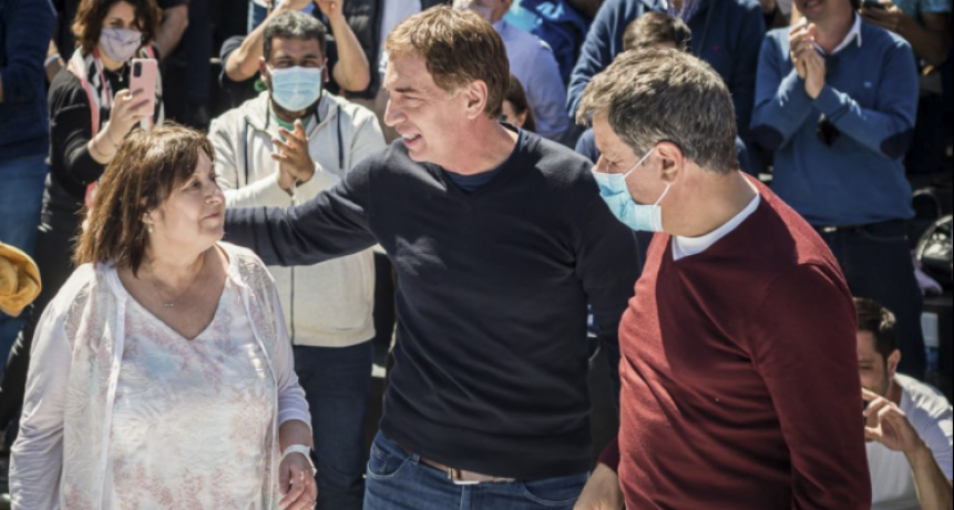 SANTILLI Y MANES COMPARTIERON SU PRIMER ACTO Y RELANZARON LA CAMPAÑA DE JUNTOS