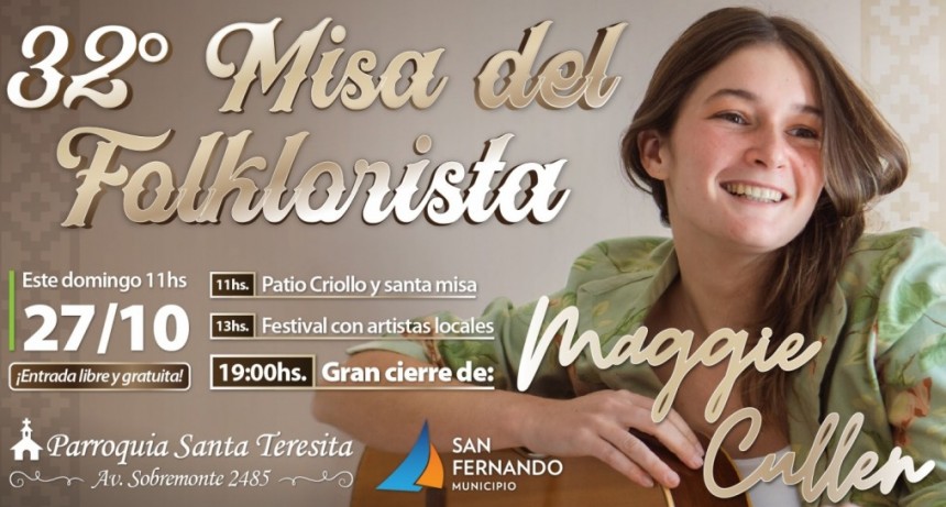 MAGGIE CULLEN EN LA MISA DEL FOLKLORISTA