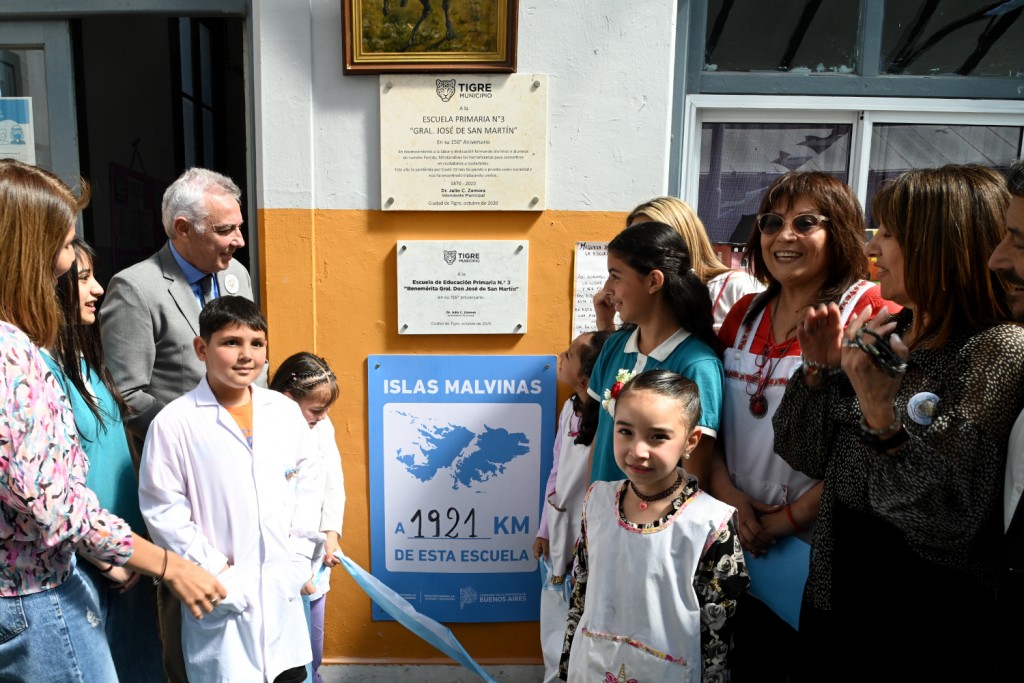 EN TIGRE CENTRO, JULIO ZAMORA ACOMPAÑÓ EL 155° ANIVERSARIO DE LA EEP N°3 “BENEMÉRITA GRAL. DON JOSÉ DE SAN MARTÍN”
