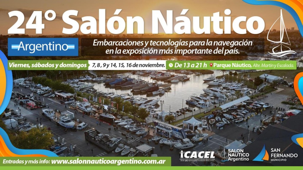 VUELVE EL “SALÓN NÁUTICO ARGENTINO” A SAN FERNANDO
