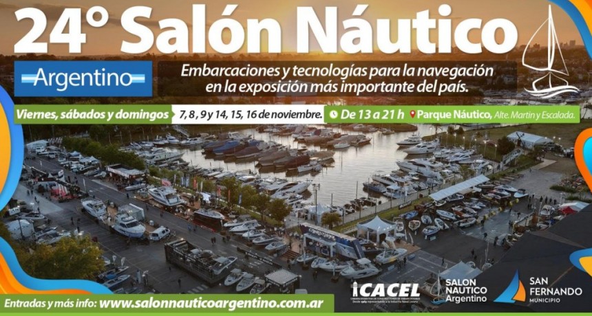VUELVE EL “SALÓN NÁUTICO ARGENTINO” A SAN FERNANDO