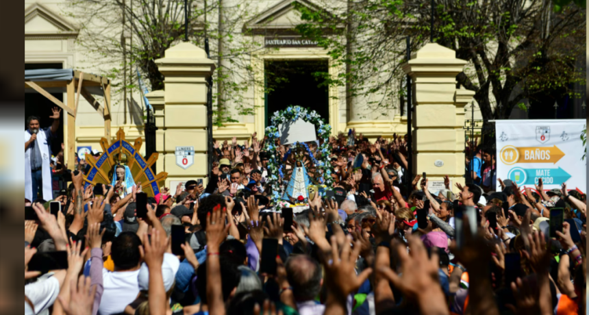 SE REALIZA LA 52&ordf; PEREGRINACI&Oacute;N A LUJ&Aacute;N: SER&Iacute;A UNA DE LAS M&Aacute;S CONVOCANTES DE LA HISTORIA