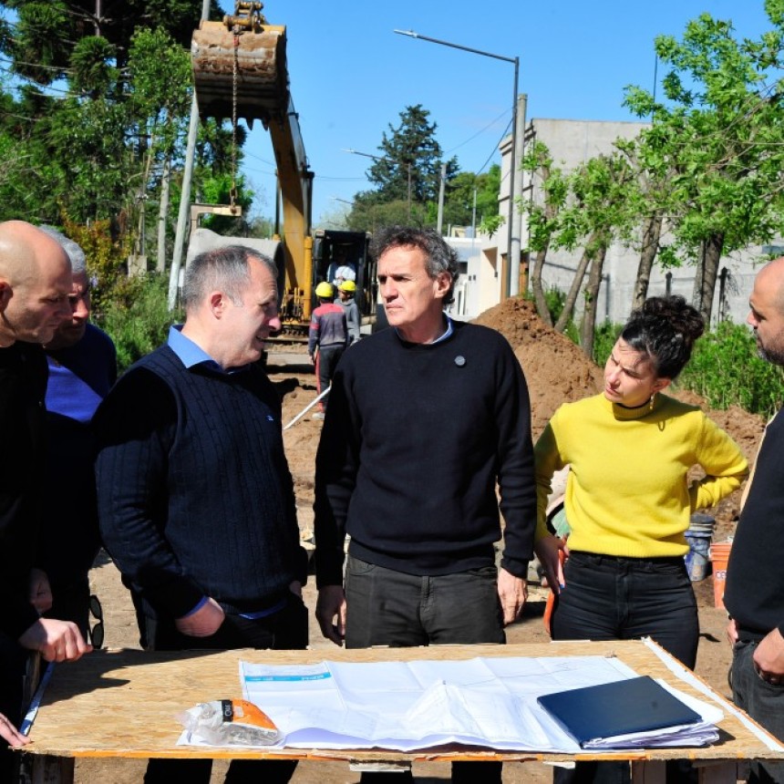  EN ALBERTI, KATOPODIS RECORRI&Oacute; OBRAS HIDR&Aacute;ULICAS Y DE INFRAESTRUCTURA URBANA