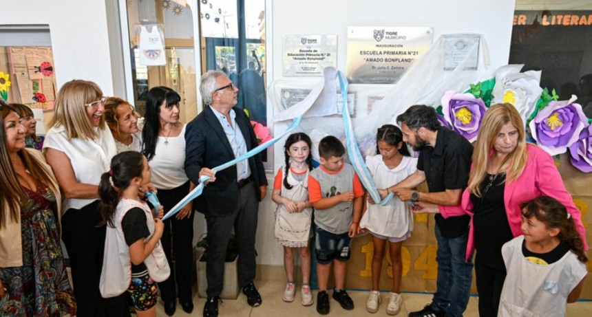 CON LA PRESENCIA DE JULIO ZAMORA, LA ESCUELA PRIMARIA Nº21 “AMADO BONPLAND” DE RINCÓN DE MILBERG CELEBRÓ SU 75° ANIVERSARIO